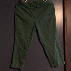 Ann Taylor Olive Cropped Pants